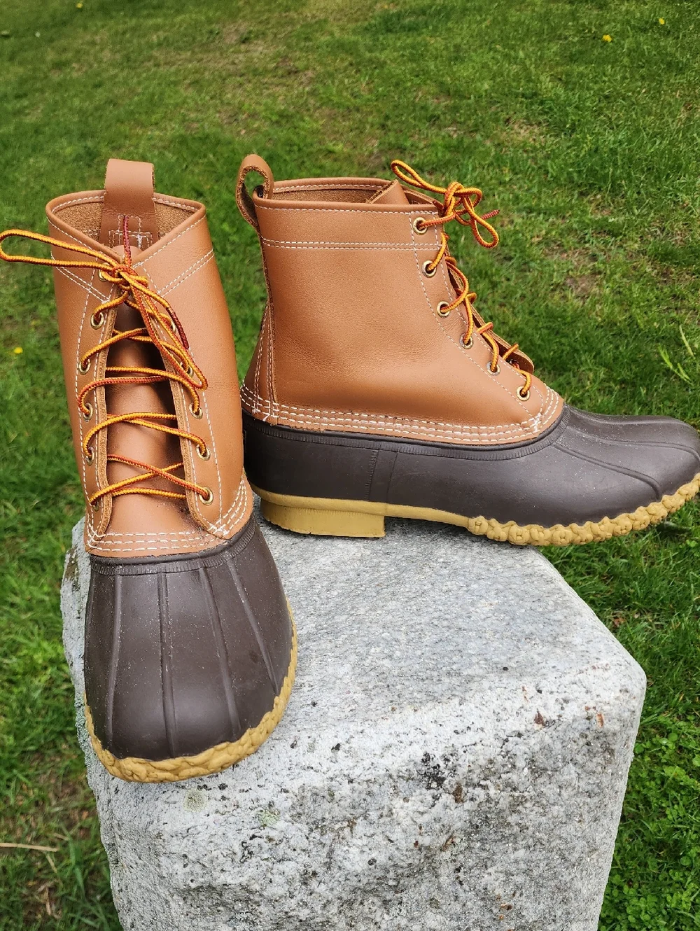 L.L. Bean Two-Tone Duck Boots Men's Size 12